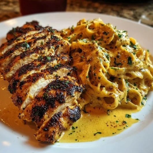 Cajun Chicken Alfredo Fettuccine