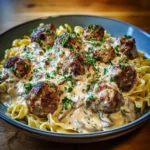 Meatball Stroganoff with Dreamy Cream Sauce