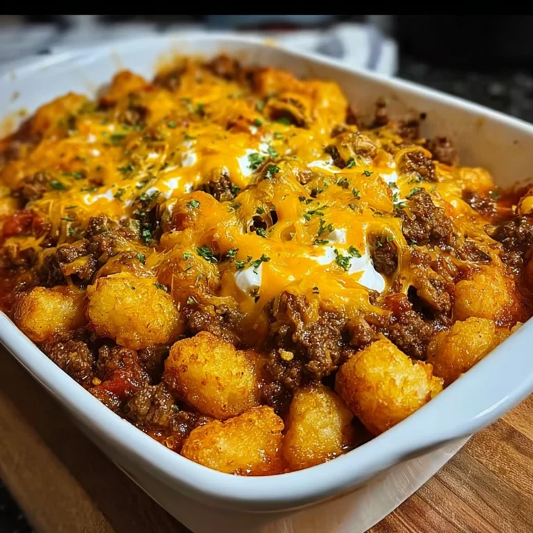 Cowboy Tater Beef Casserole