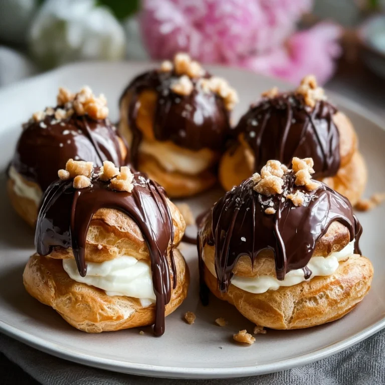 Chocolate Profiteroles