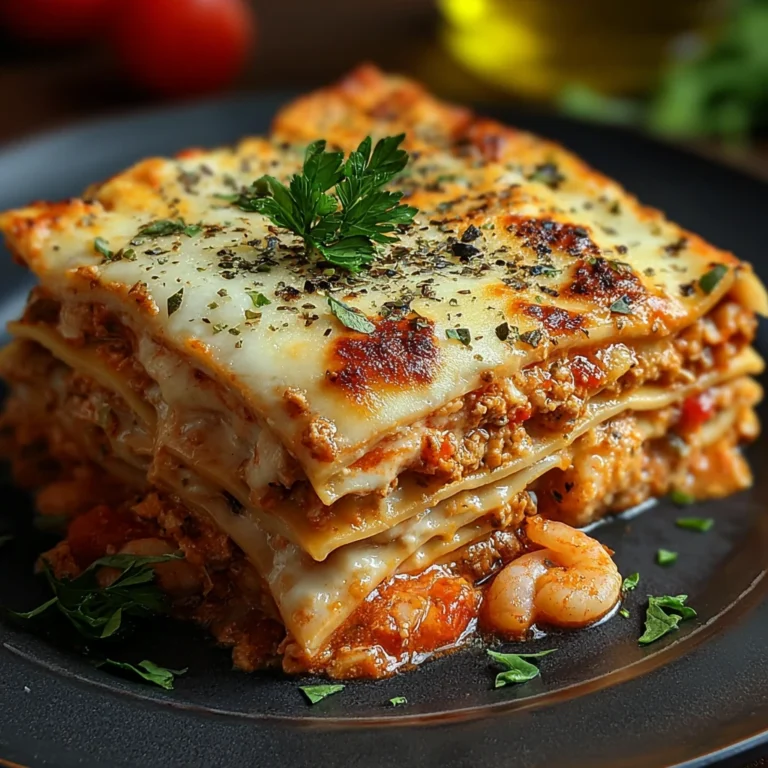 Shrimp & Cheese Lasagna