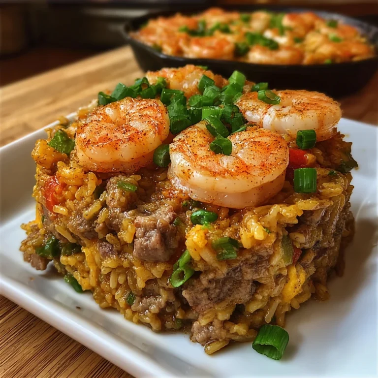 Shrimp Dirty Rice Skillet