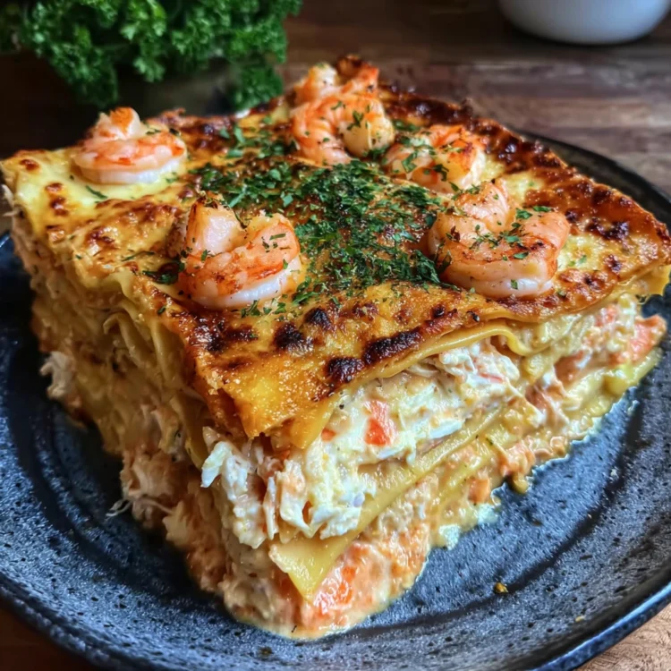 Seafood Lasagna Shrimp Crab