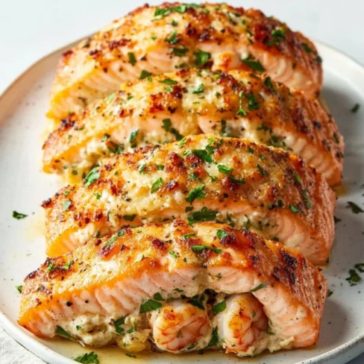 Shrimp Stuffed Salmon