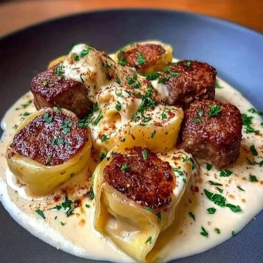 Creamy Ricotta Beef Stuffed Pasta