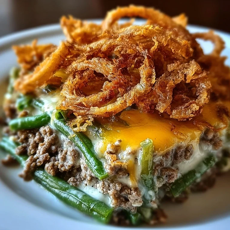Hamburger Green Bean Casserole