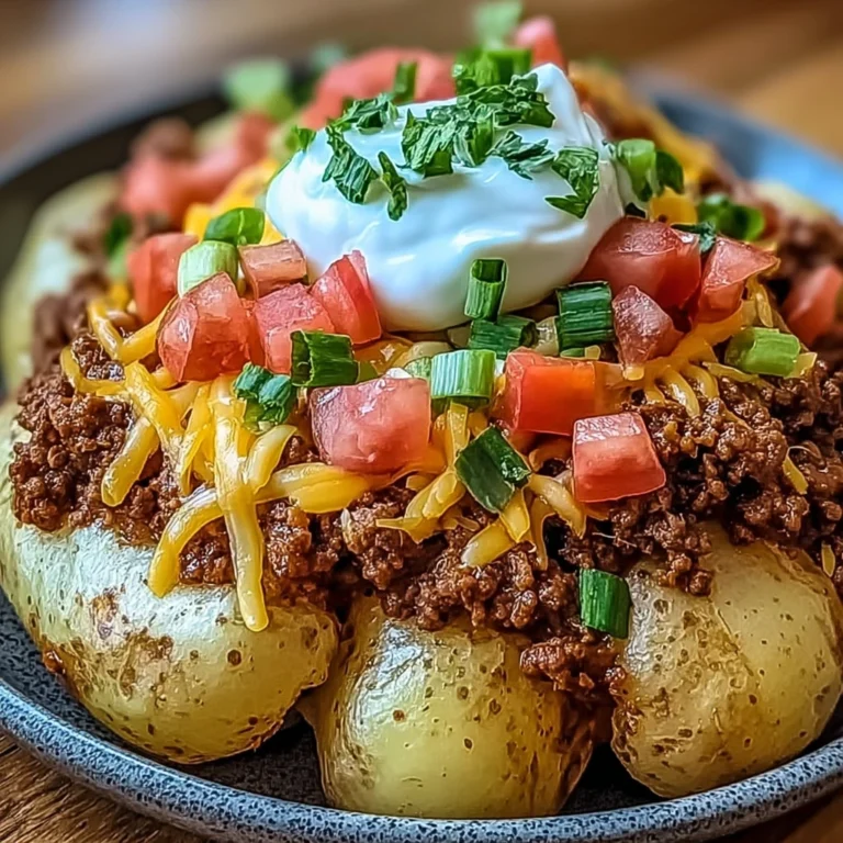 Taco Loaded Baked Potatoes