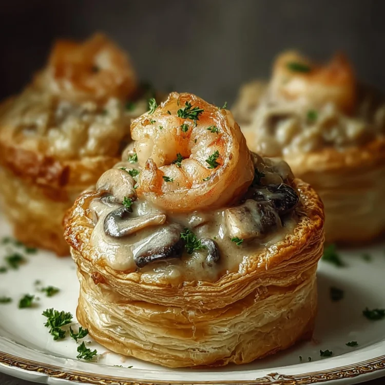 Bouchée à la Reine with Shrimp & Mushrooms