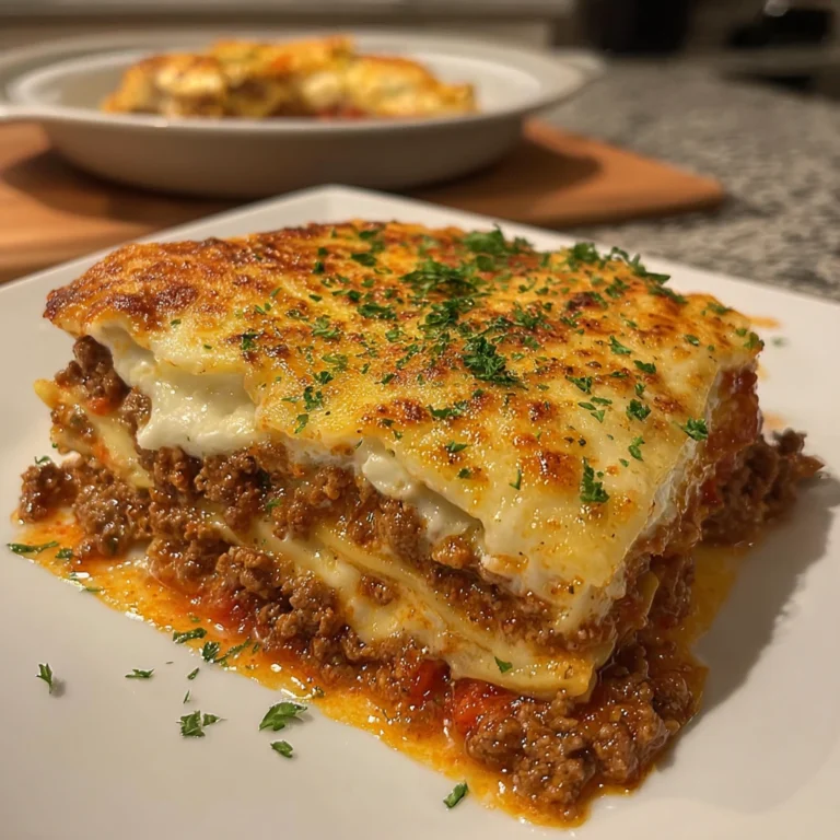 Classic Homemade Lasagna