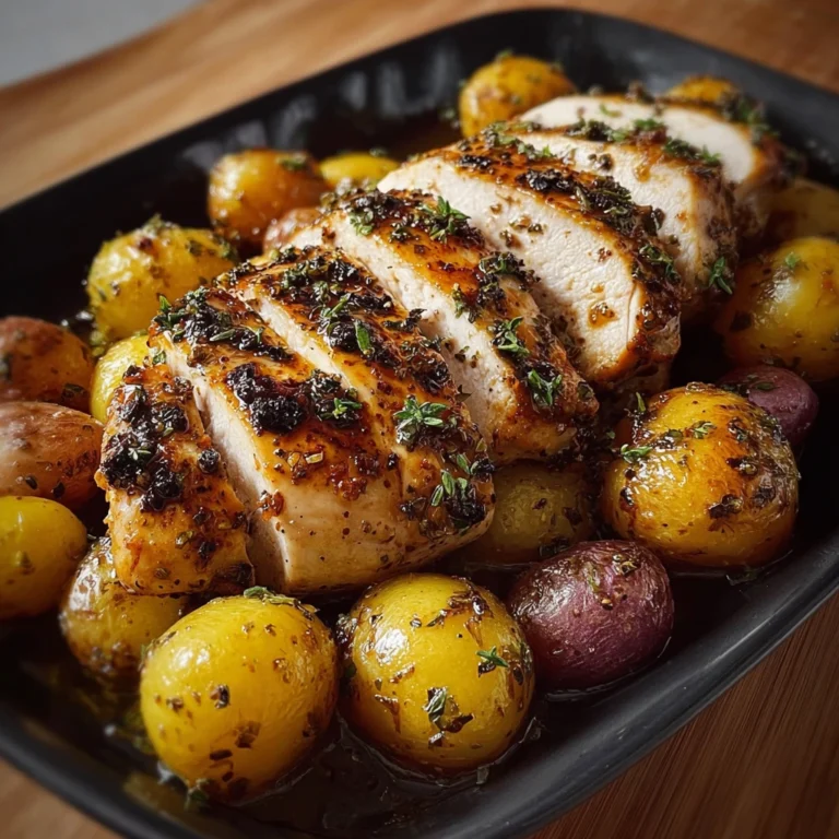 Herb-Roasted Chicken Breast with Baby Potatoes