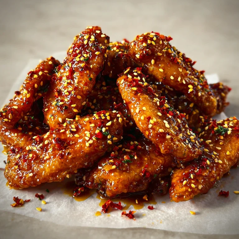 Honey Lemon Sesame Chicken Wings