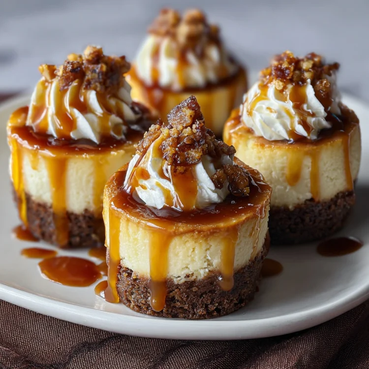 Mini Caramel Cheesecake Bites
