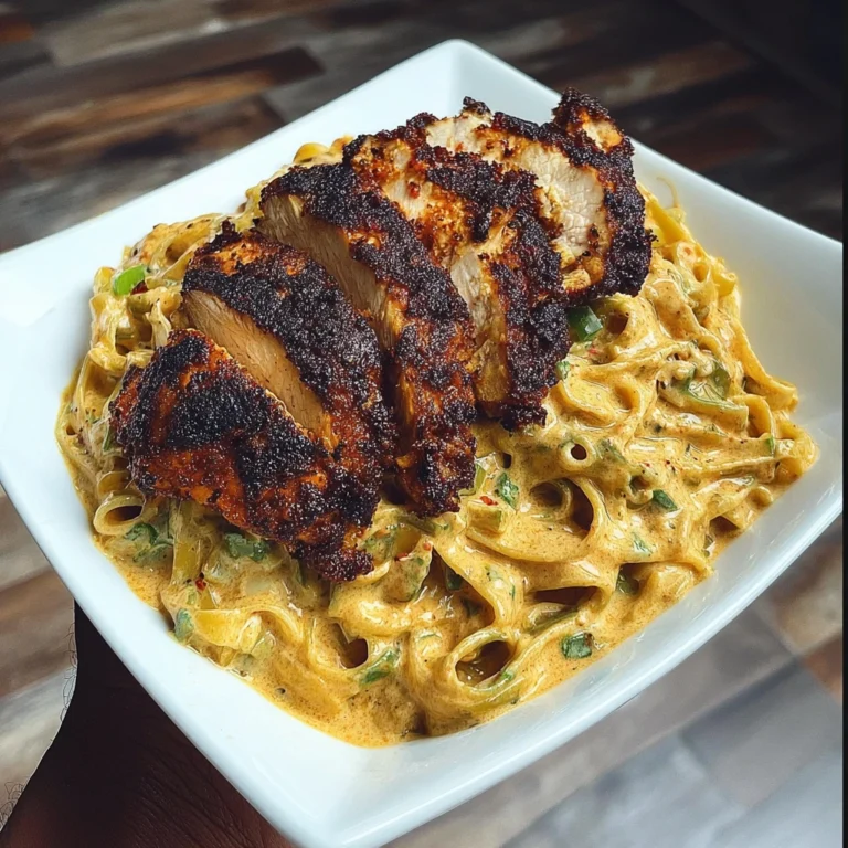 Blackened Cajun Chicken Alfredo