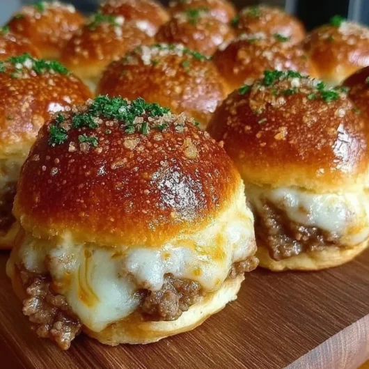 Cheesy Garlic Butter Sliders