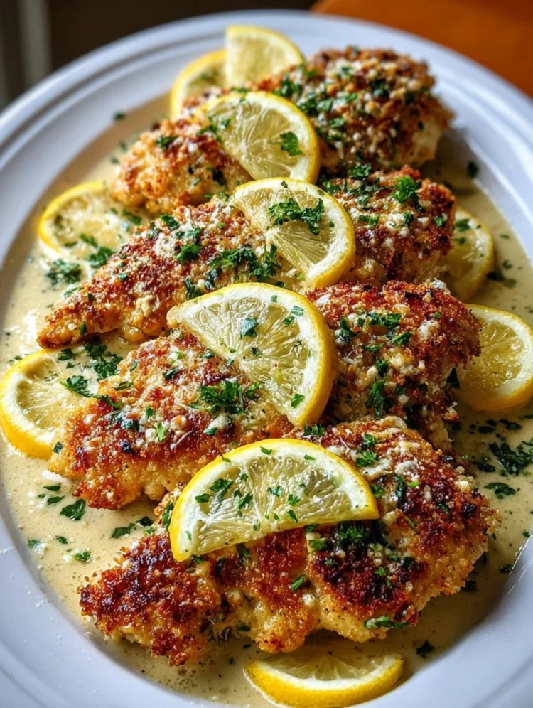 Creamy Garlic Parmesan Lemon Chicken