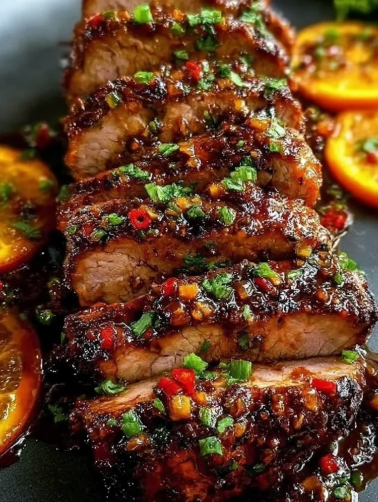 Citrus-Chili Glazed Pork Tenderloin
