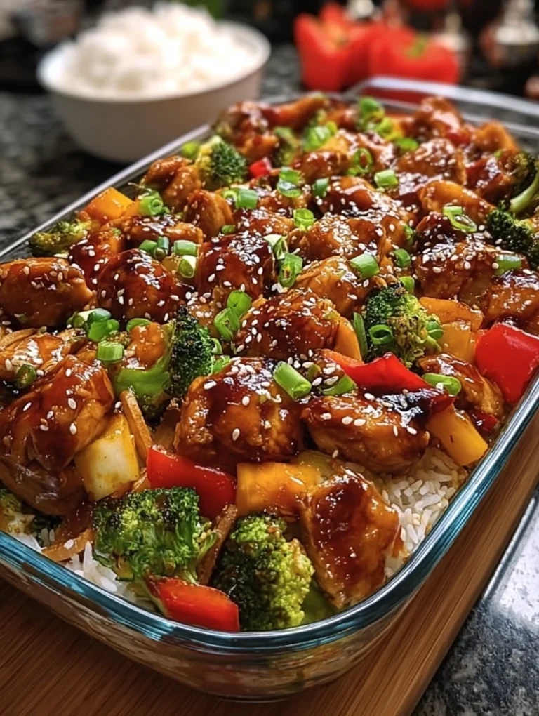 Teriyaki Chicken and Veggie Casserole