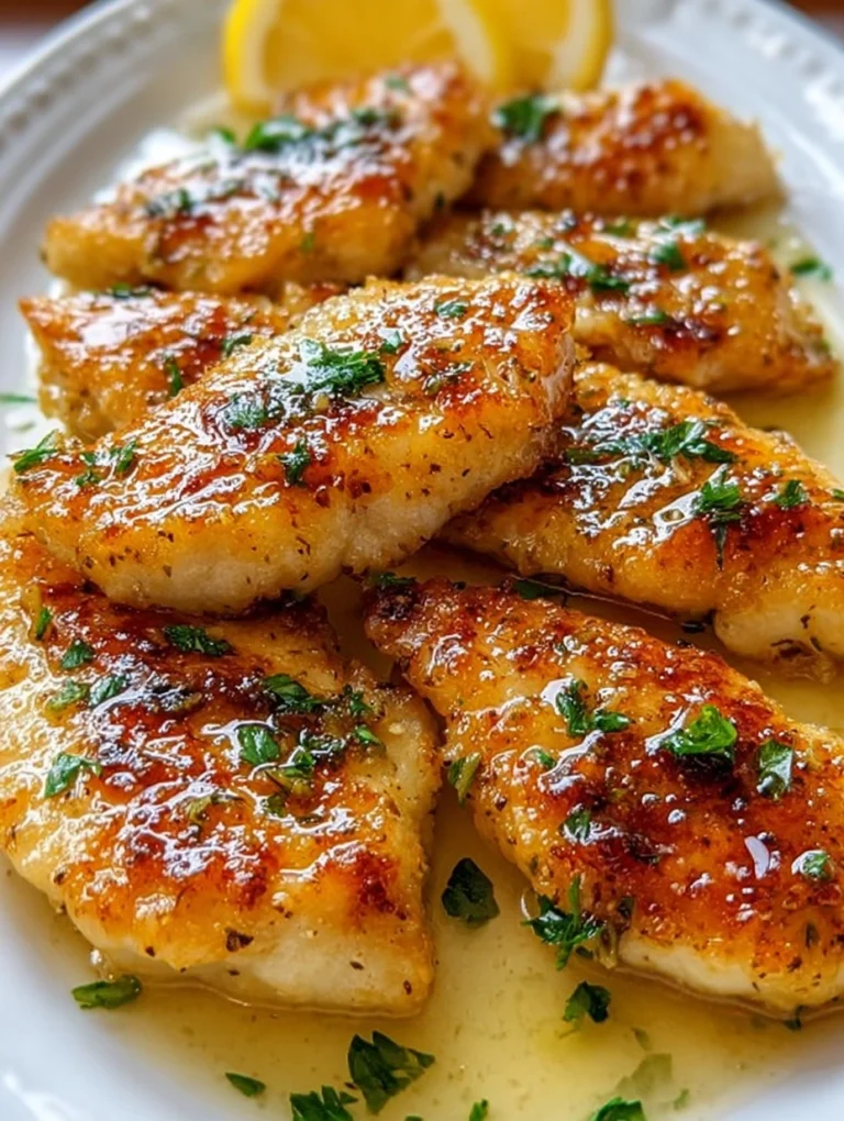 Lemon Butter Chicken Cutlets