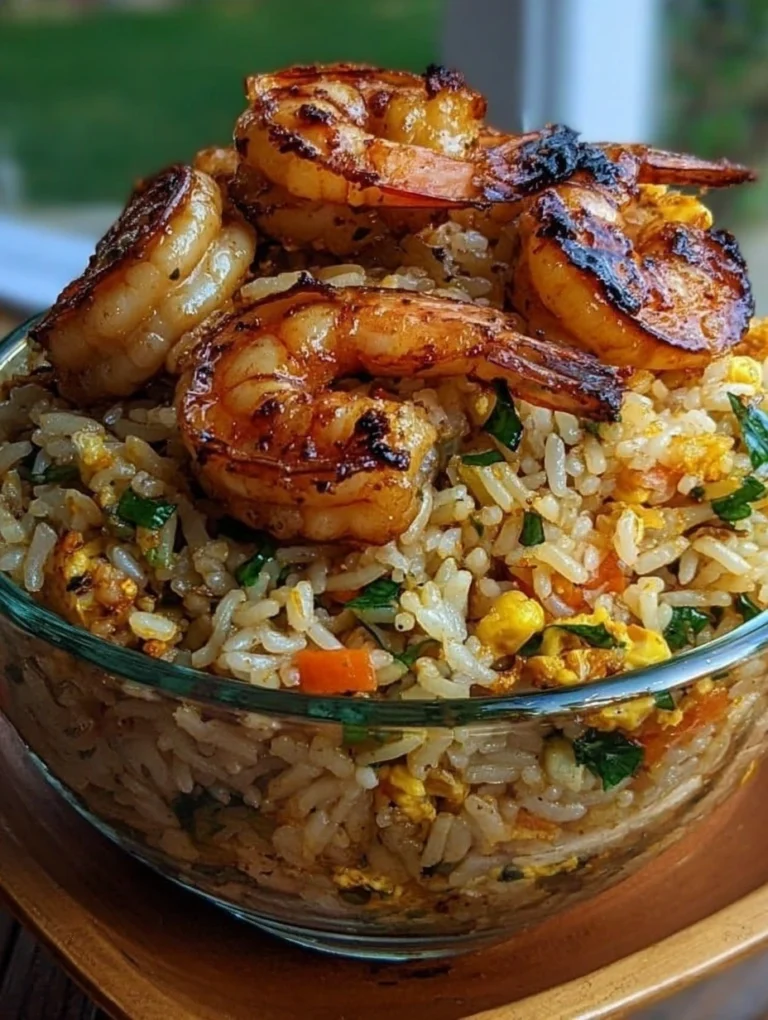 Spicy Garlic Shrimp Fried Rice