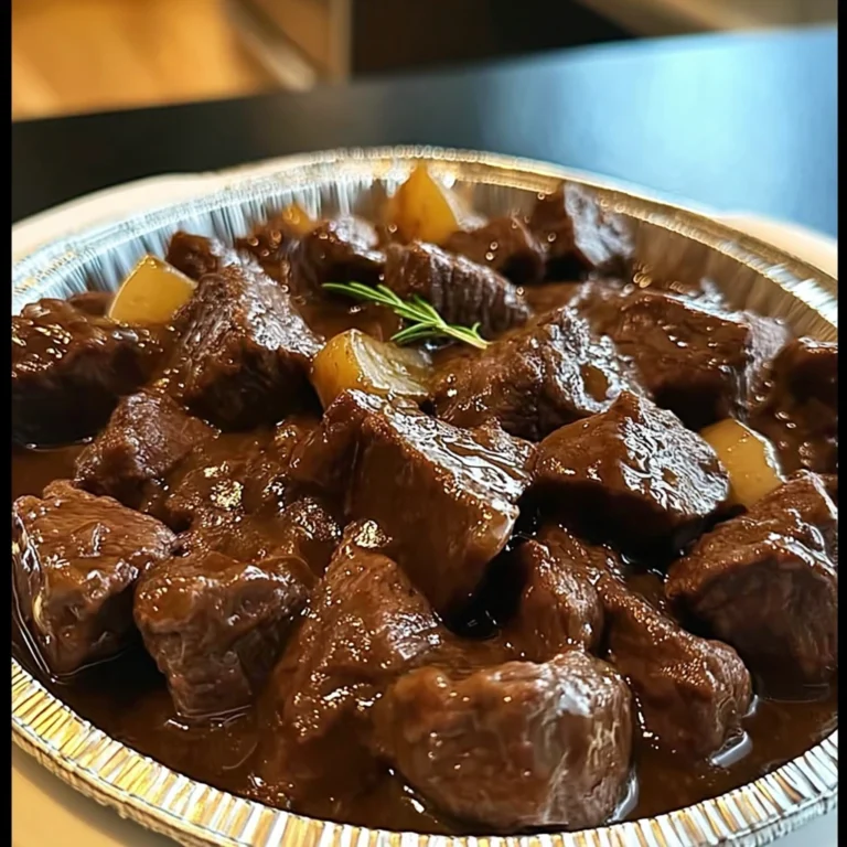 Tender Beef Tips with Gravy