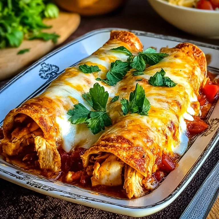 Cheesy Chicken Enchiladas
