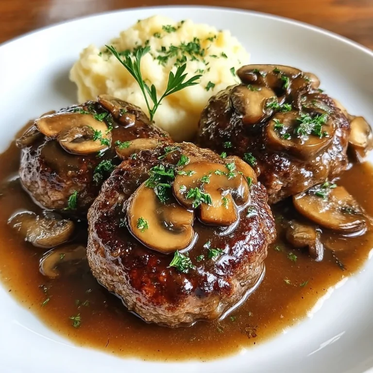 Salisbury Steak with Mushroom Gravy