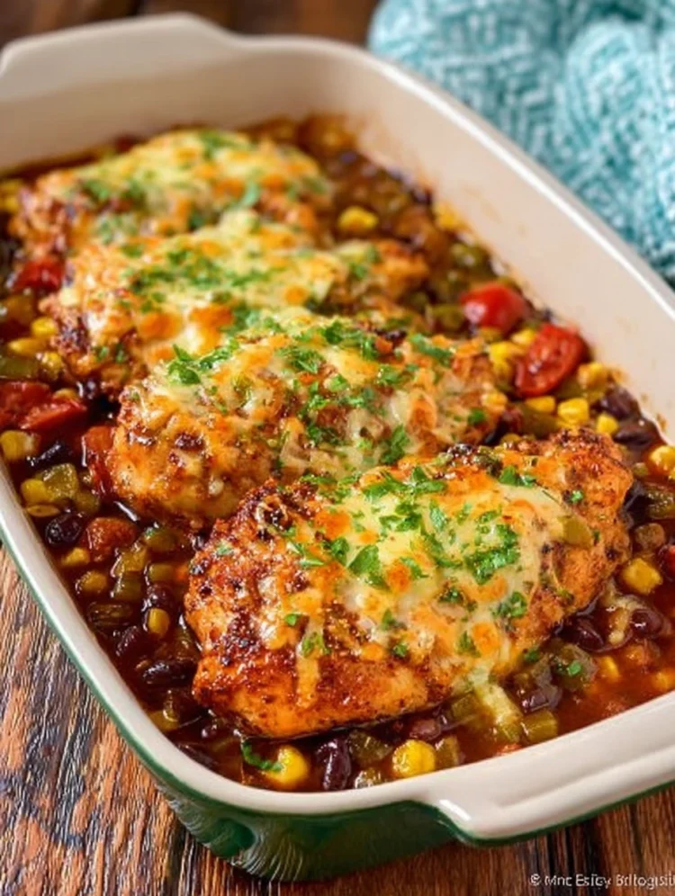 Santa Fe Baked Chicken