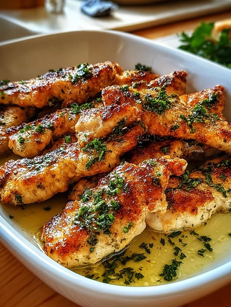 Garlic Butter Lemon Chicken Tenders