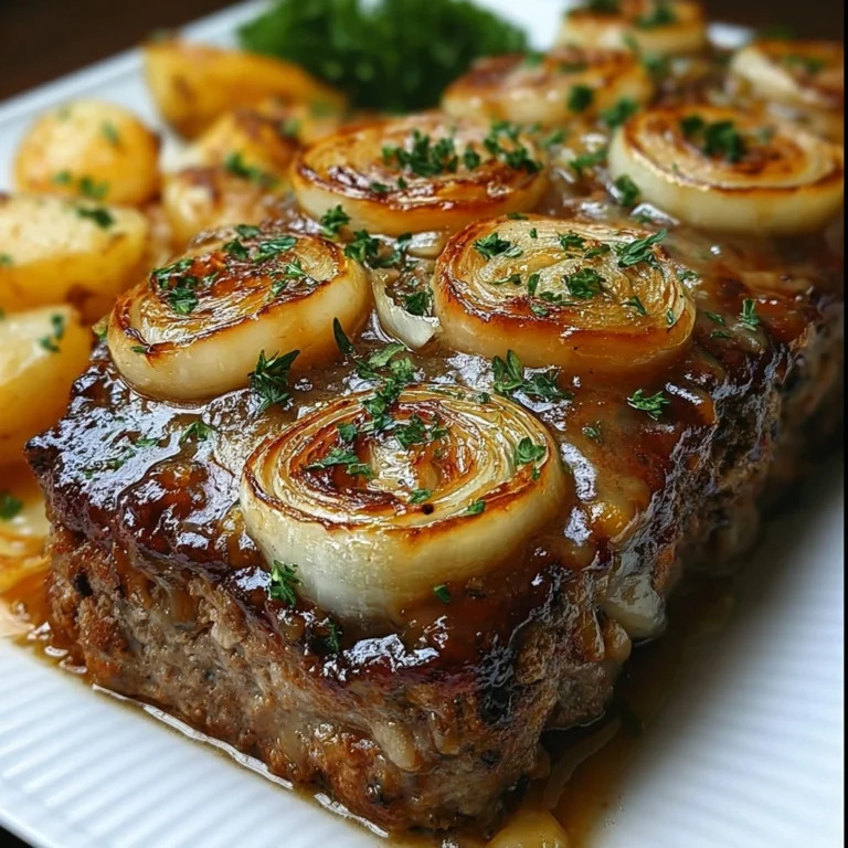 Classic French Onion Meatloaf