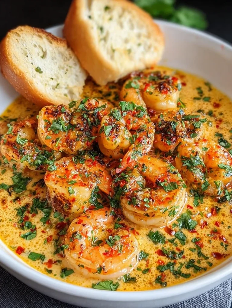 Creamy Garlic Butter Tuscan Shrimp
