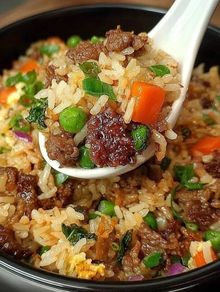 Savory Beef & Vegetable Fried Rice