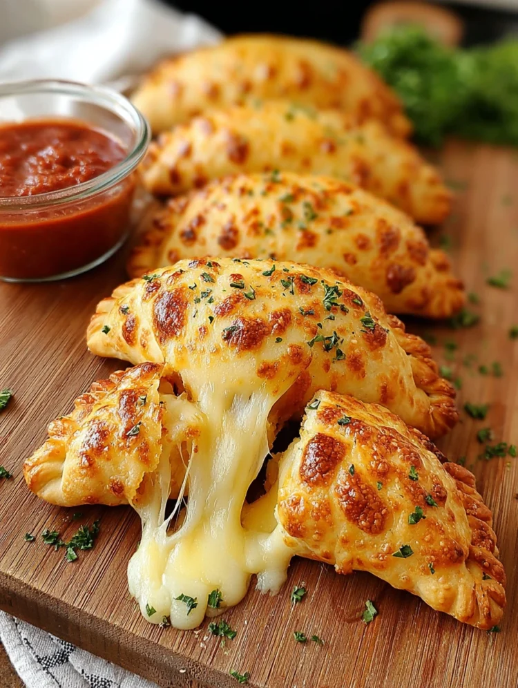 Ultra-Cheesy Baked Mozzarella Empanadas
