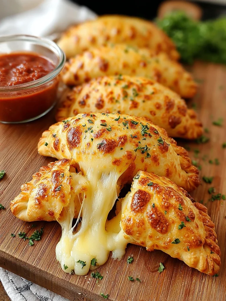 Ultra-Cheesy Baked Mozzarella Empanadas