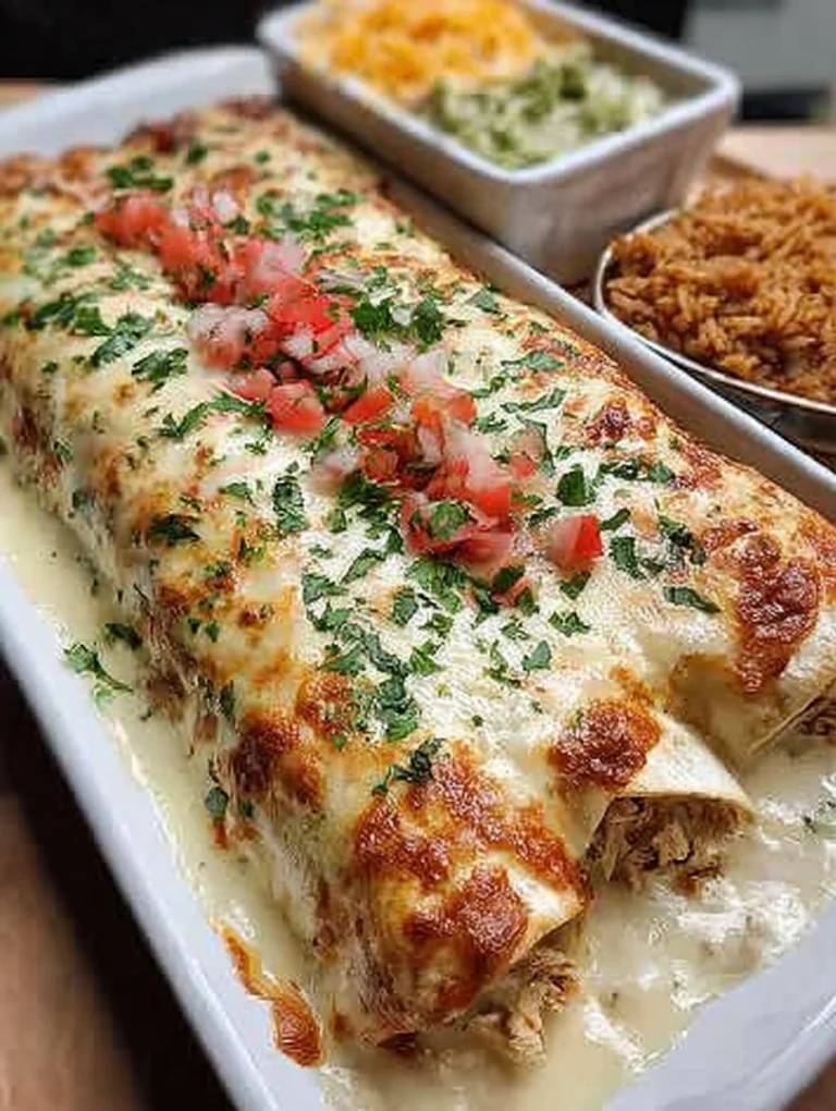 Creamy White Chicken Enchiladas