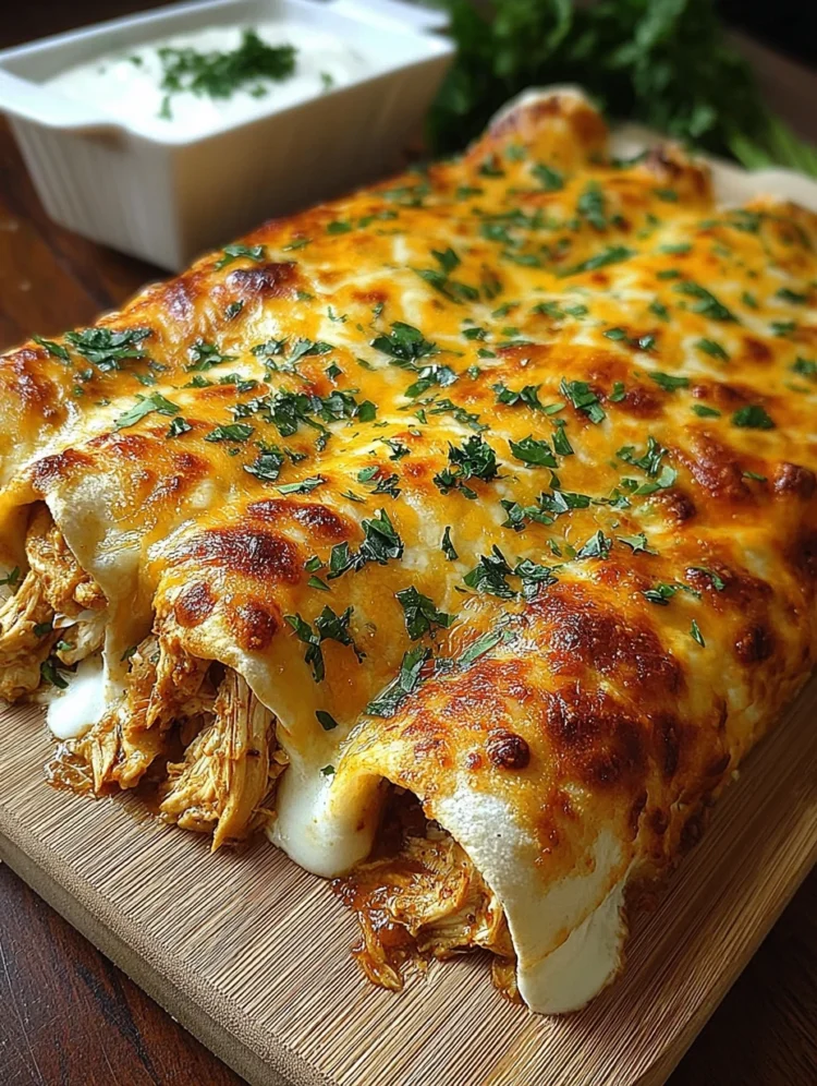 Creamy Baked Chicken Enchiladas