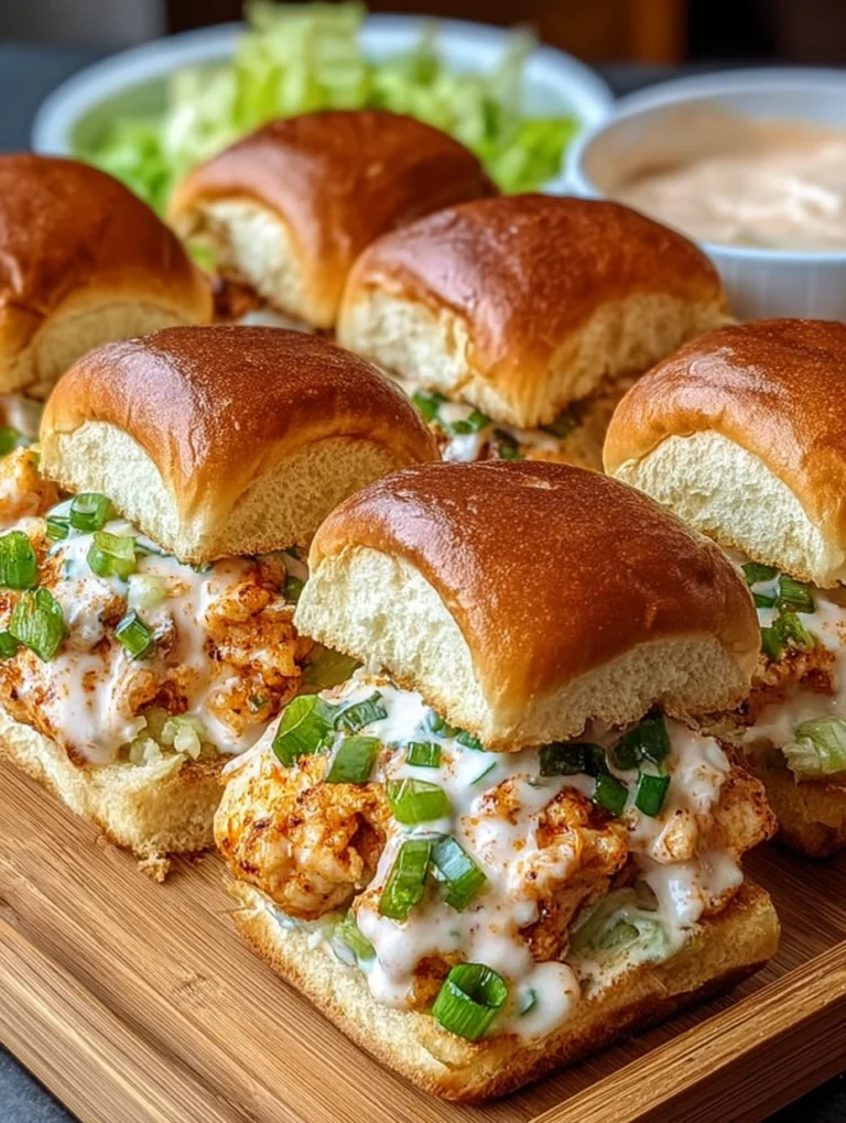 Creamy Cajun Chicken Sliders