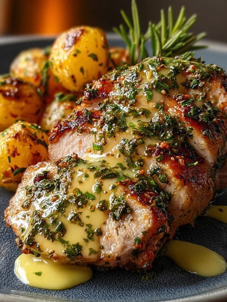 Rustic Garlic-Herb Chicken with Oven-Roasted Baby Potatoes
