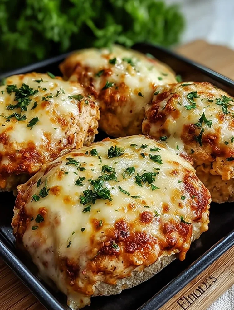 Cheesy Chicken Parmesan Rolls