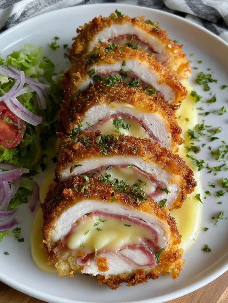 Perfectly Crispy Chicken Cordon Bleu