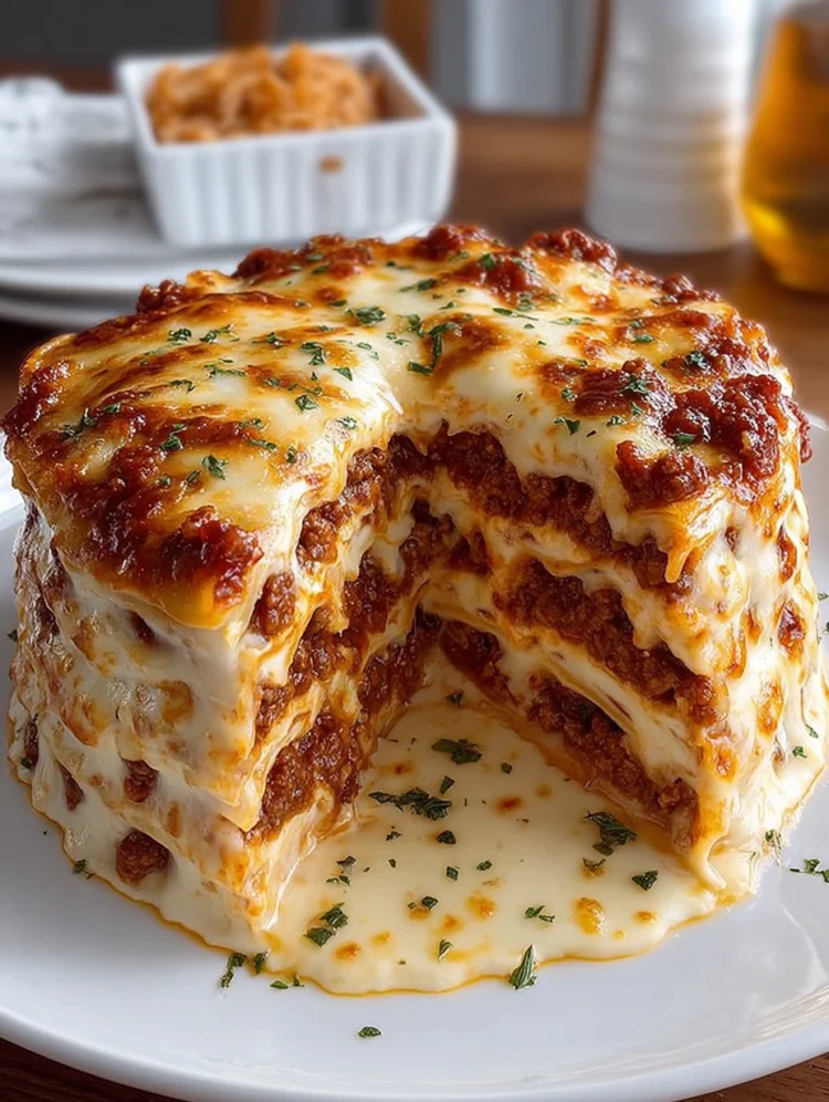 Cheesy Beef Lasagna