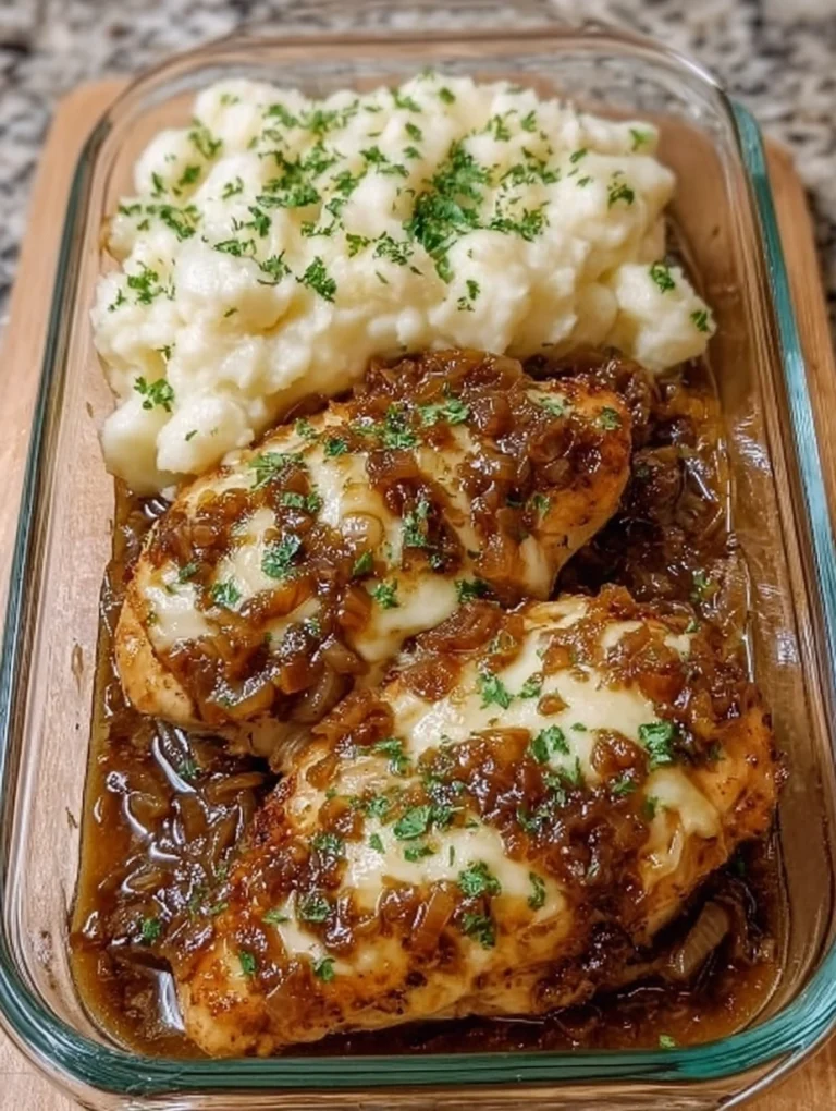 French Onion Smothered Chicken