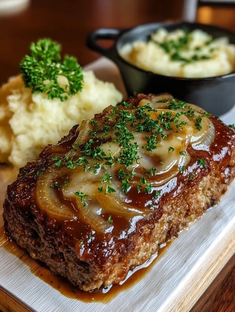 French Onion Meatloaf