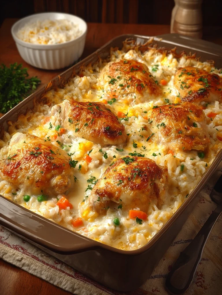 Creamy Chicken and Rice Casserole