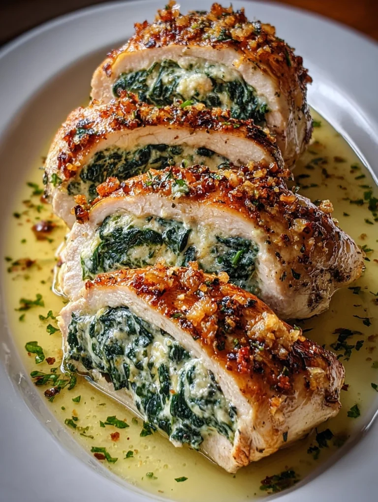 Spinach Stuffed Chicken Breast
