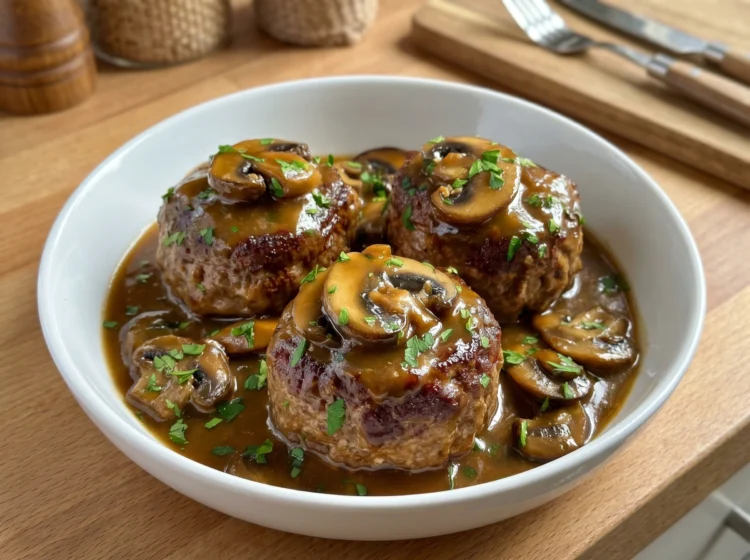 Mushroom Gravy Salisbury Steak