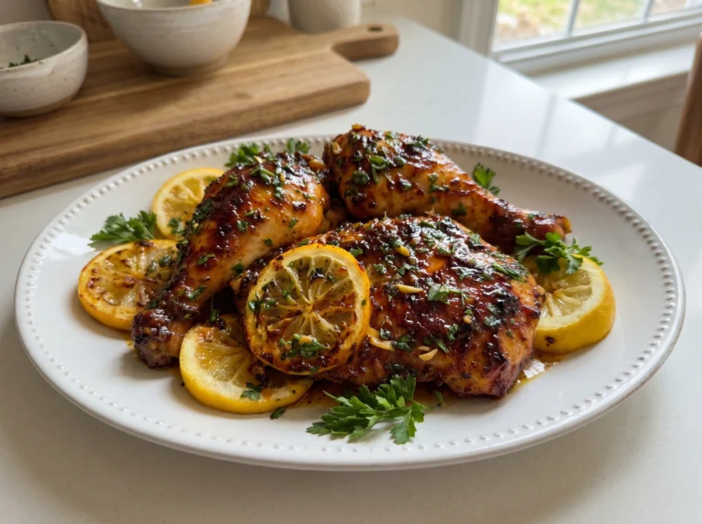 Lemon Garlic Roasted Chicken Leg Quarters