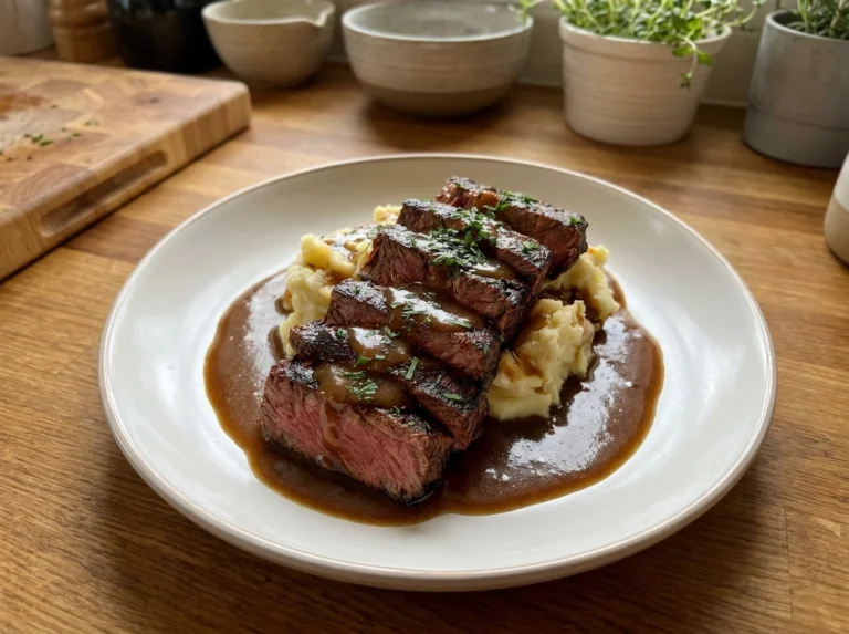 Steak with Creamy Mashed Potatoes
