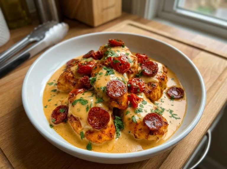 Creamy Chorizo Chicken Skillet