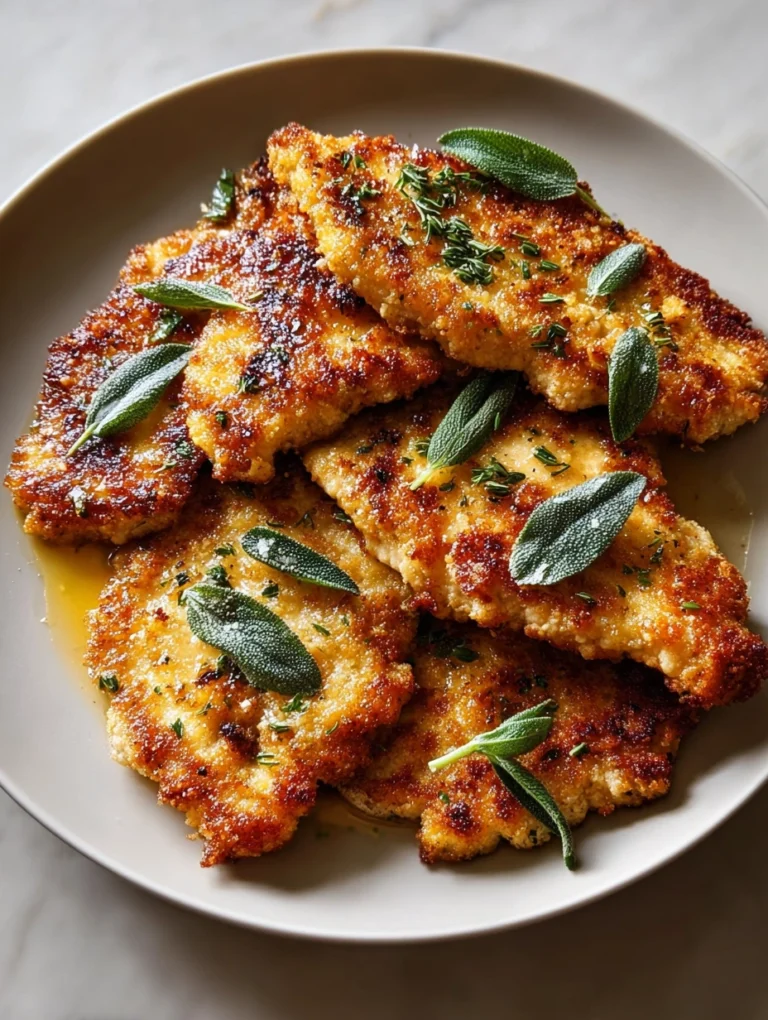Crispy Sage Chicken Cutlets