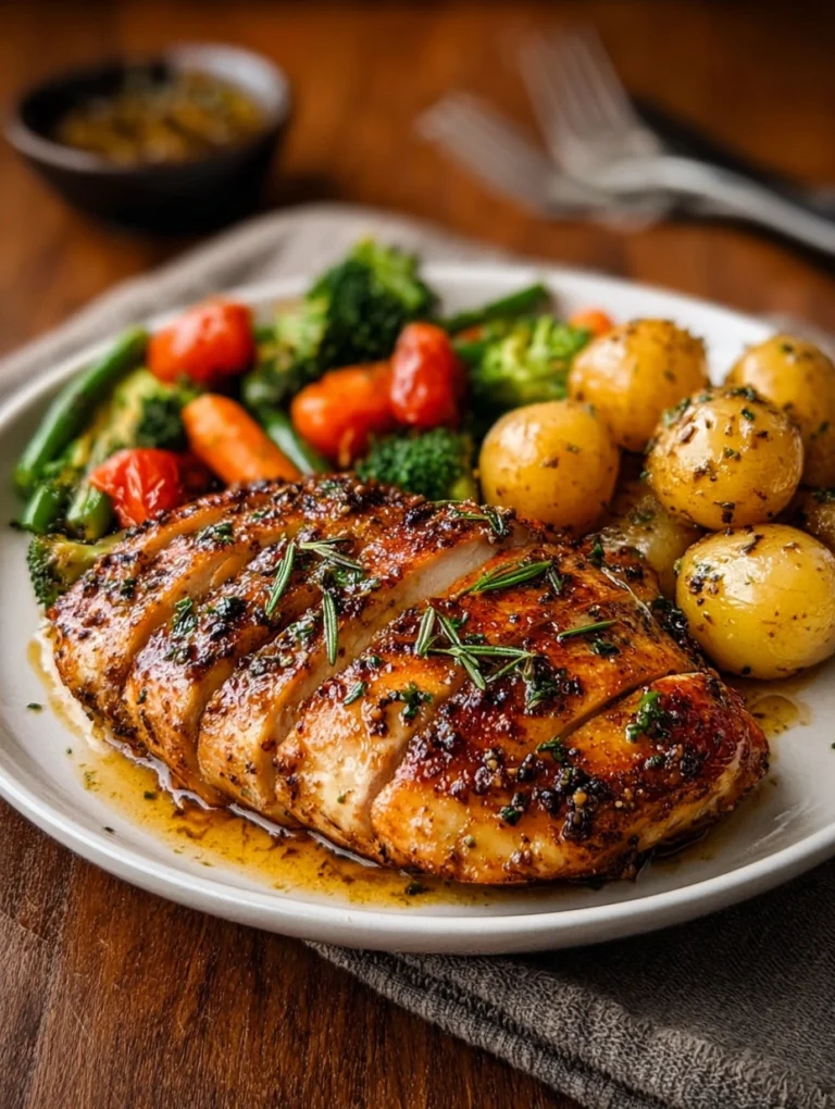 Herb-Roasted Chicken with Baby Potatoes